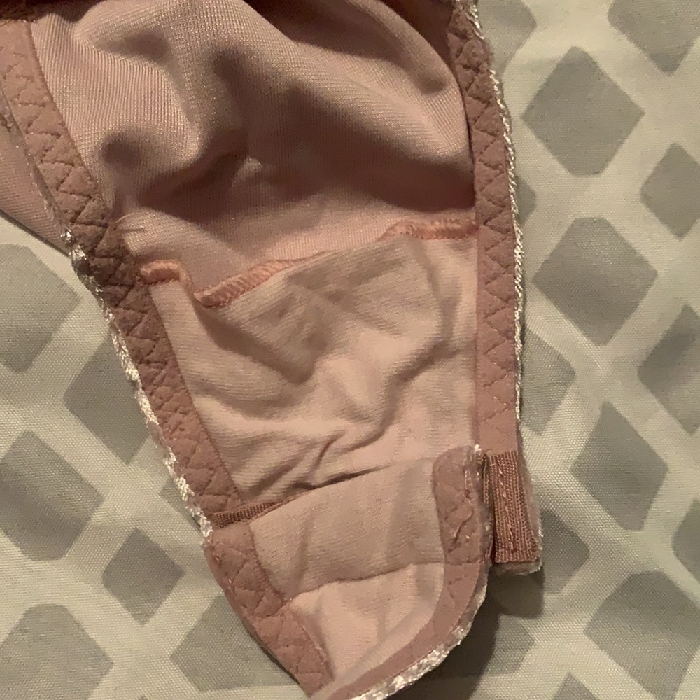 Velvet Lace Bodysuit in Mauve Pink - Picture 3 of 7